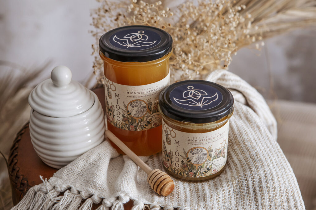 Miody premium, letni lipowo spadziowy wielokwiat, liczba diastazowa 31